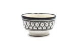 Moroccan Handmade Blue Curve Ceramic Bowls